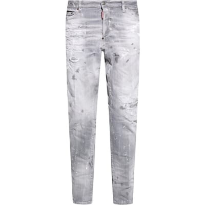 Dsquared2 Lichtgrijze Skater Jeans