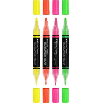 Faber-Castell acrylmarker - Black Edition - Shake & Paint - 4 neon kleuren - FC-285505