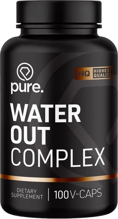 Pure. Water Out Complex - 100 vegan capsules - Vitamine B6 - Kalium - Vochtafdrijver