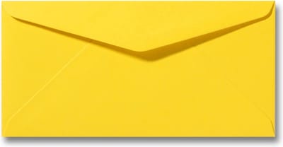 Envelop 11 x 22 cm Boterbloemgeel 100 stuks