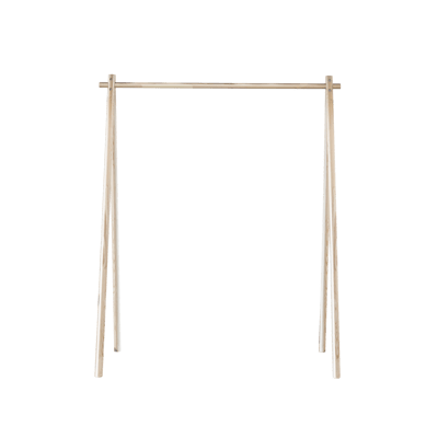 Karup Hongi kledingrek - 150 cm - zonder spiegel - 101 clear lacquered