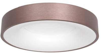 Plafondlamp Ringlede 3086BR Brons Ø30cm Dimbaar Kunststof Metaal Steinhauer Modern Binnen