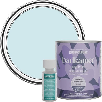 Rust-Oleum Blauw Badkamer Tegelverf Hoogglans - Eucalyptus 750ml