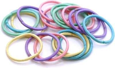 Endless elastiek dun klein paars-roze-groen-geel