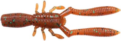 Zacht Kunstaas - Imitatie Garnalen - Vissen Vangen - Realistische Beweging - 10 cm - Groen Zwart