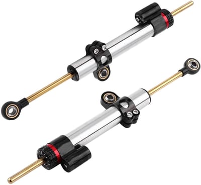 Dailygoods- Stuurdemper Verstelbaar - Aluminium Stabilisatie - Universele Motorfiets Stuurdemper - Voor MT10 - Professionele Kwaliteit - Kostenefficiënt - Motorstuurdemper