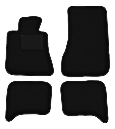 Zwarte veloursmatten voor: BMW 5 E28 sedan (1980-1990)