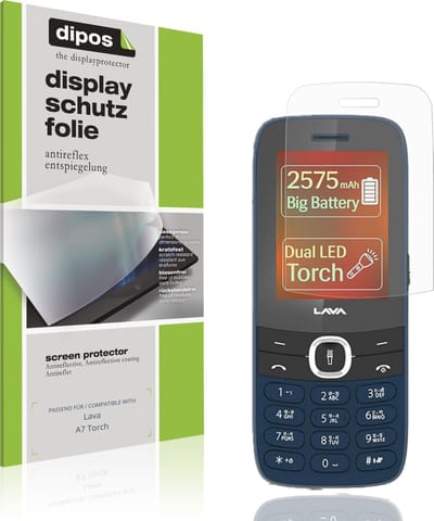 dipos – 4x Matte Beschermfolie geschikt voor Lava A7 Torch | Krasbestendige & antireflecterende Screenprotector Ultra-Thin