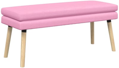 vidaXL - Dubbel-laags - bank - Roze - 110 - x - 40 - x - 47 - cm - Stof