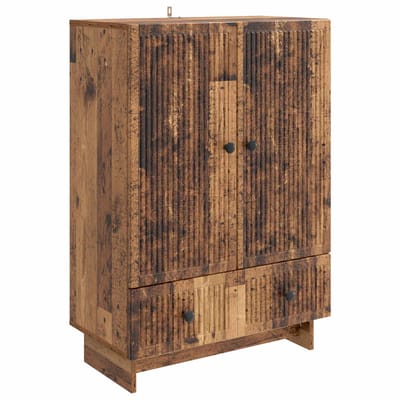 vidaXL - Dressoir - Oudhout - 66 - x - 34,5 - x - 95 - cm - Geconstrueerd - hout