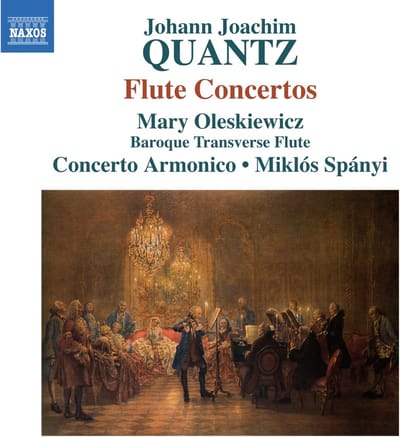 Mary Oleskiewicz, Concerto Armonicao, Miklós Spányi - Quantz: Flute Concertos (CD)