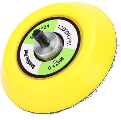 Dailygoods - Hoogwaardige schuurschijf - 75 mm - Wrijvingsloze installatie - Ronde slijpschijf - Duurzaam en slijtvast - Geschikt voor fijn slijpen -
