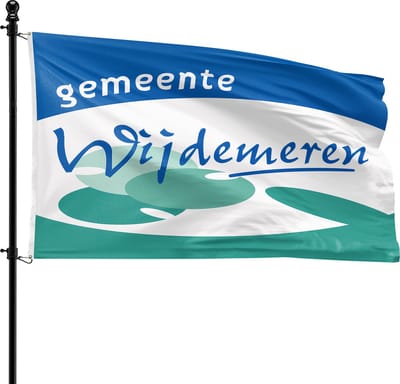 VlagDirect - Wijdemeren vlag - Gemeente Wijdemeren vlag - 90 x 150 cm.