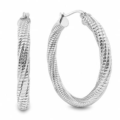 Juwelier Zwartevalk - Stainless steel oorbellen - 32.006-W