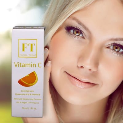 Vitamine C Serum – 2 Stuks in de Verpakking - 30 ml – Facial Treat – Met Hyaluronzuur & Vitamine E – Vegan - Verhelderend & Hydraterend - Voor een Egalere Huid - Niacinamide - Voordeelverpakking