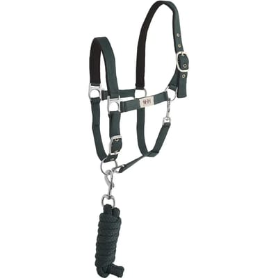 Nylon Halster voor Paard met Longe Hispano Hipica