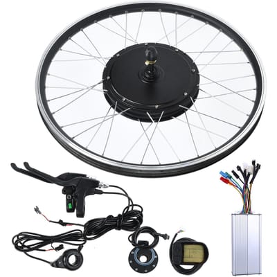 Elektrische Mountainbike Conversiekit met 48V 1500W Motor 700C Wiel KTLCD5 Meter