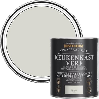 Rust-Oleum Grijs Afwasbaar Mat Keukenkastverf - Mokka 750ml