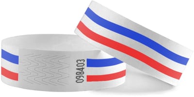 CombiCraft Frankrijk Tyrex polsbandjes - per 100 stuks