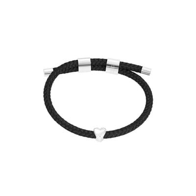iXXXi Jewelry-Cozy Heart-Zwart-Dames Armband