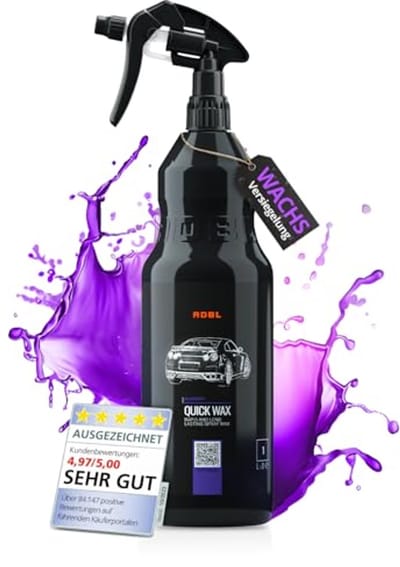 Liquid Quick Wax 1L - Snel en Eenvoudig Waxen voor een Glanzende Autolak