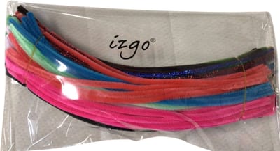 IZGO Pijpenragers kinderen knutsel pakket, meer dan 20 kleuren 110 stuks met glitter hobby pakket