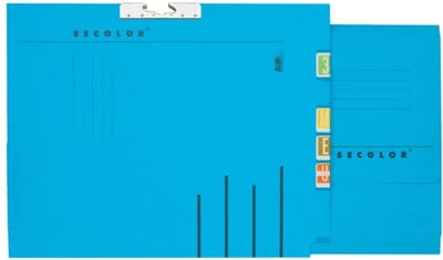 Verzamelmap djois secolor a4 lateraal recycled bl | 50 stuks