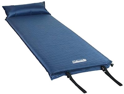 Zelfopblazend Slaapkussen - Kampeer Kussen - Comfortabel Slapen - Lichtgewicht Ontwerp - 76 x 25 inch - Blauw