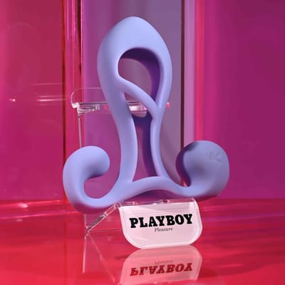 Evolved Playboy Fantasy Cage Vibrator voor mannen - Paars