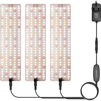 Full Spectrum LED Plantengroeilamp Board Supplement Licht voor Binnenplanten Zaailinggroeilamp One Drag Three UK Plug Cold Light