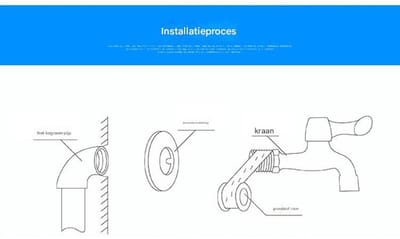longziming -Tuinkraan – 2 Buitenkranen met Slot – Weerbestendig – Anti-Diefstal Ontwerp – Eenvoudige Installatie – Geschikt voor Tuin & Oprit