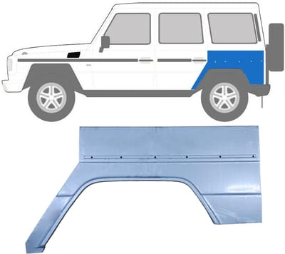 Reparatiepaneel achterspatbord voor Mercedes G-Class W460 W461 W463 1979-2002