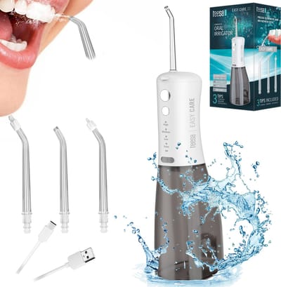 Teesa Easy Care 2 - Draadloze Waterflosser - IPX7 - 3 Opzetstukken - 6,89 Bar