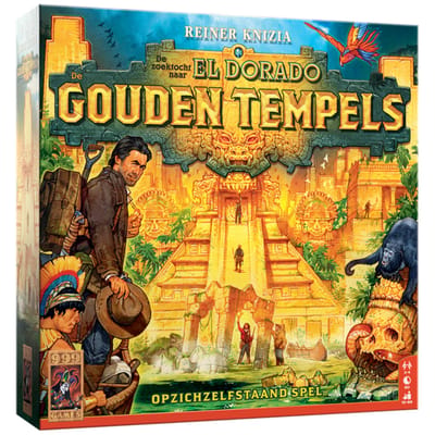 999 Games - De Zoektocht naar El Dorado De Gouden Tempels - Bordspel