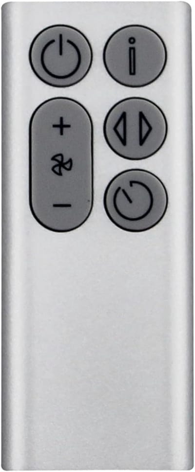 Geschikt voor Vervangende afstandsbediening voor de Dyson BP01 Purifying Fan Air Purifier (zilver)