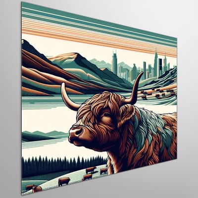 Kunstprint | Wanddecoratie | Dibond | 80 × 80 cm