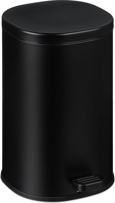 badkamer prullenbak - 5 l - softclose - 2 binnenemmers - toilet - zwart