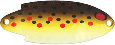 Vis Lokaas - Kunstaas Wobbler - Vissen Actie - Onregelmatige Wiebelbeweging - 1/4 oz - Bruine Forel