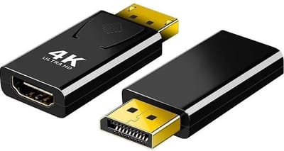 WiseGoods Premium Displayport Naar HDMI Adapter 4K - Adapters Monitor PC - Video / Audio - Display Port Drive - Accessoires Gamen
