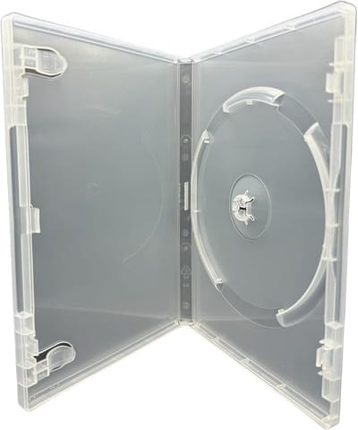 100 Transparante DVD-Hoesjes in Standaard 14mm Dikte