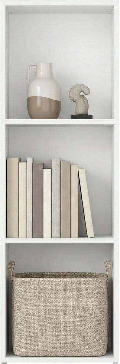 VASAGLE - Boekenkast - Met 3 Lagen - Open Opbergrek - Voor Woonkamer Kantoor Slaapkamer