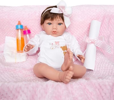 Reborn Pop - Realistische Baby - Cadeau Geven - Handgemaakt Ontwerp - 48 cm - Roze