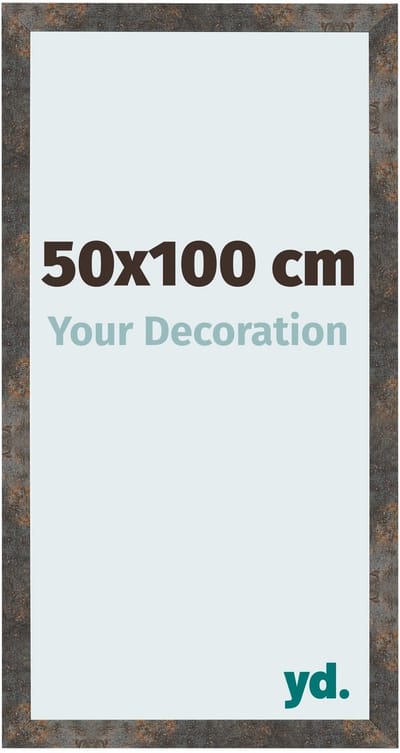 Your Decoration - Fotolijst 50x100 cm - MDF - Geoxideerd Metaal - Bologna