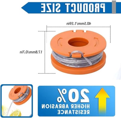 Trimmerspoelen - Grastrimmerdraad spoelen - Gazon Onderhoud - Automatische draadtoevoer - 15 mm x 25 m - Niet gespecificeerd