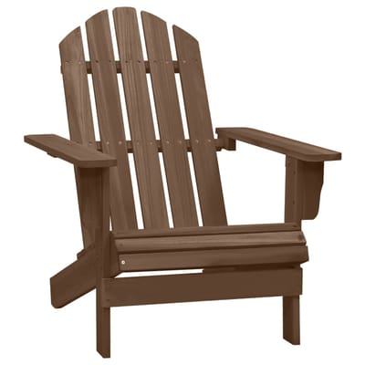 vidaXL - Tuinstoel - hout - bruin