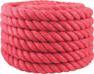 vidaXL - Jute - Touw - 40 - mm - Rood - 100% - Tossa - jute
