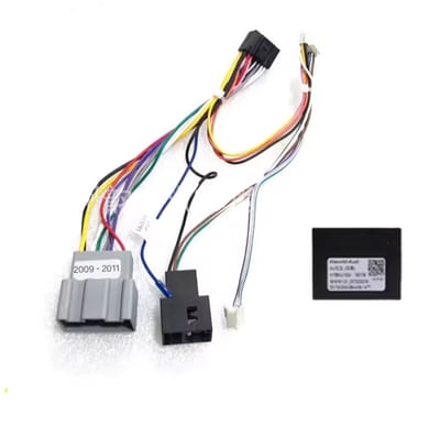 Iso kabel autoradio kabelset met canbusdecoder | geschikt voor Ford fiesta 2009 - 2011 | Android carplay radio stekkers | Connector canbus plug | verloopstekker | 2009 2010 2011 canbus decoder