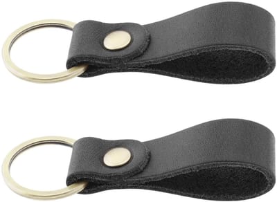 Dailygoods- Sleutelhanger Hoogwaardige Lederen Sleutelhanger - Retro Sleutelhanger - Metalen Sleutelhanger - Sleutelhanger Riem - Sleutelhanger Strap - Duurzaam Ontwerp - Sleutelring