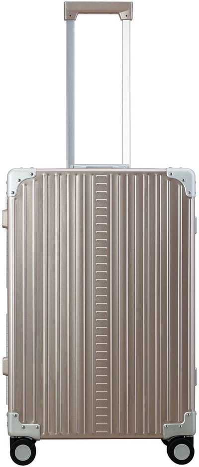Aleon Fortis Trolley met 4 wielen, Aluminium, 67 cm - Harde bagage - TSA slot - rosegold