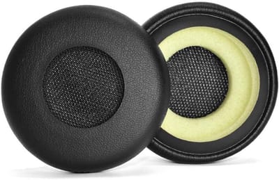 Hoofdtelefoon Oorkussens - Kussen Foam Cover - Geluid Verbeteren - Zachte Spons - 1 Paar - Zwart